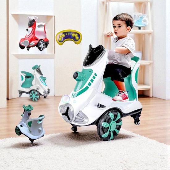 صورة سيارة الترند العملاق 12 فولت بتصميم دراجة نارية مولد الفقاعات